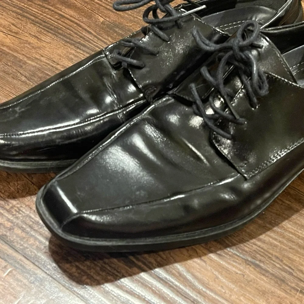 Stacy Adams Canton Oxford Dress Shoes Leather‎  Loafers Black—Men’s 9M